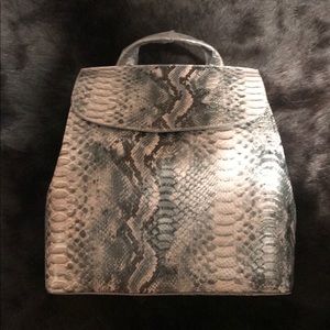 Snake skin backpack. Nordstrom’s. 11x12 inches